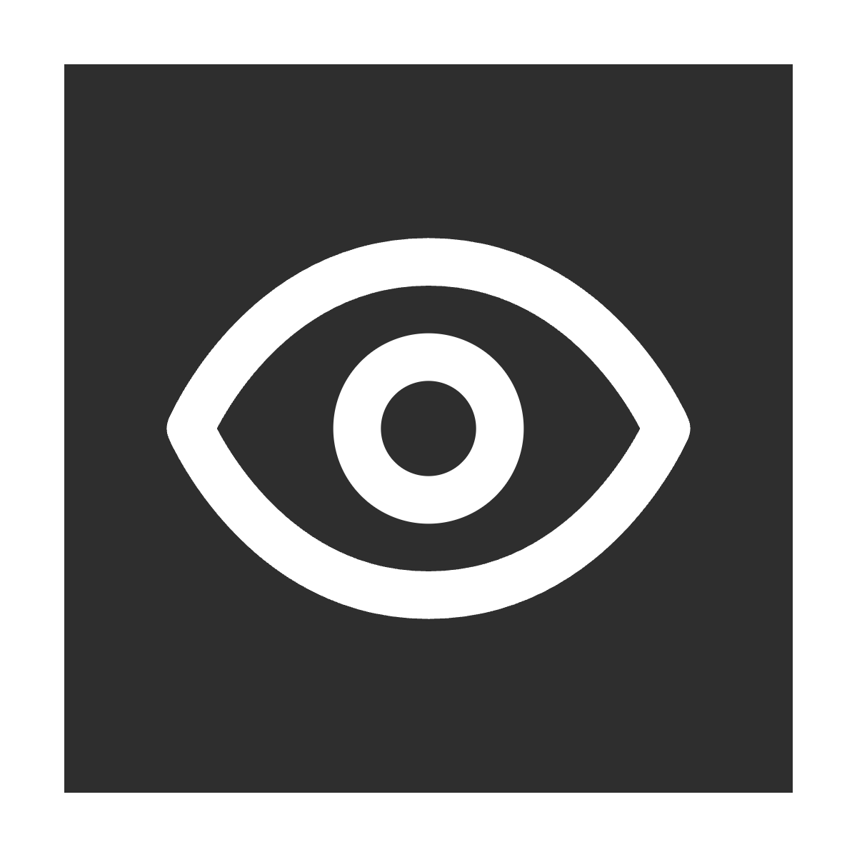 Eye icon for SaaS logo