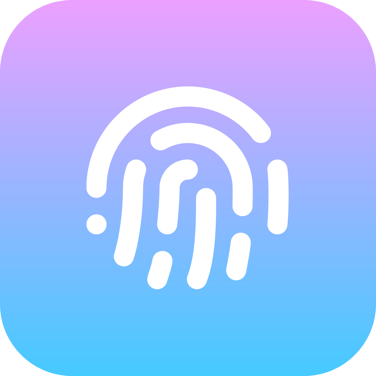 Fingerprint icon for SaaS logo