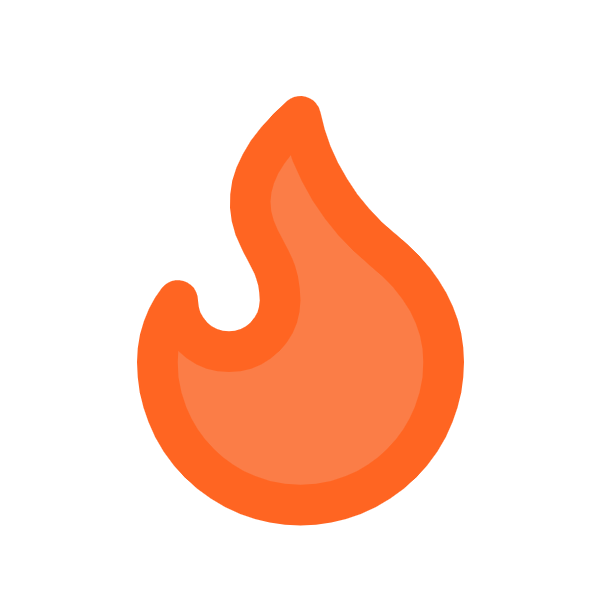 Flame icon for Ecommerce logo