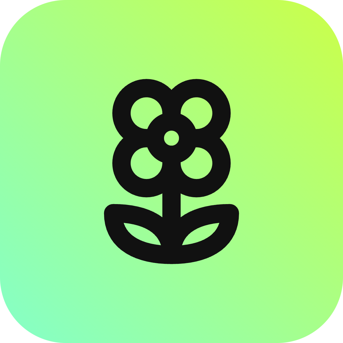 Flower 2 icon for Restaurant logo