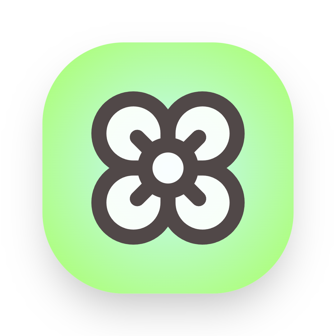 Flower icon for Ecommerce logo