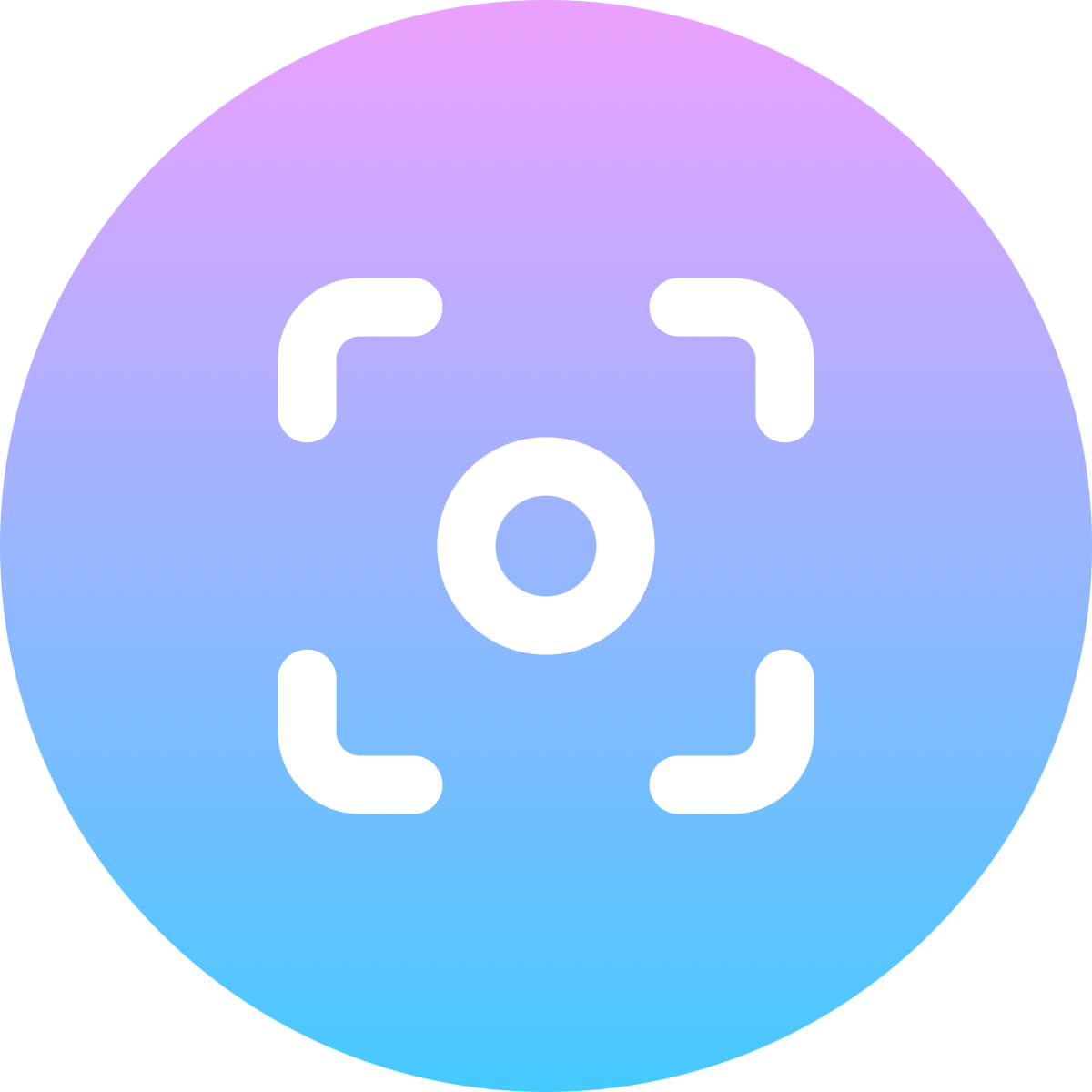 Focus icon for SaaS logo