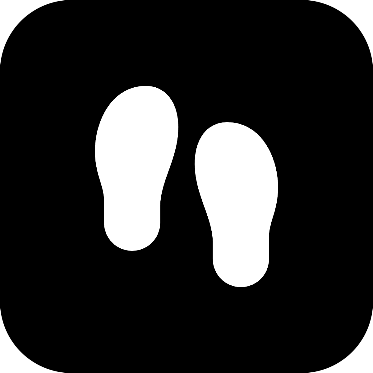 Footprints icon for Clothing logo