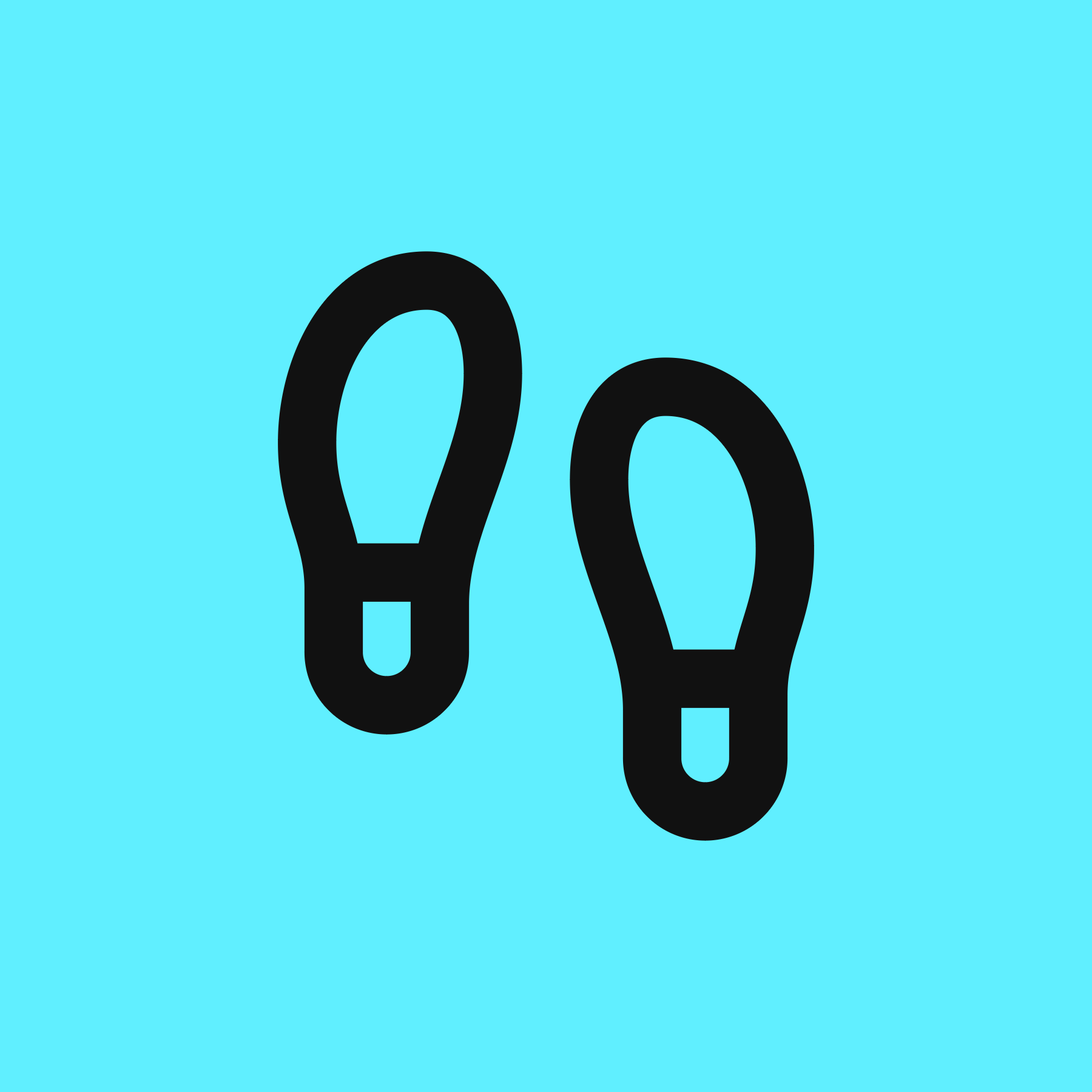 Footprints icon for Clothing logo