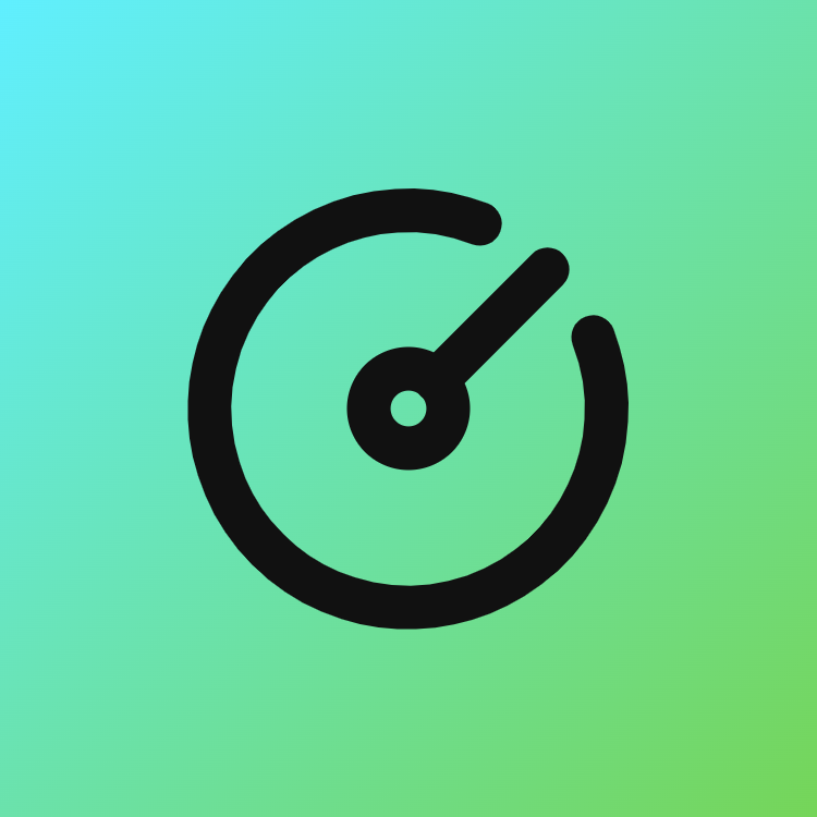 Gauge Circle icon for SaaS logo