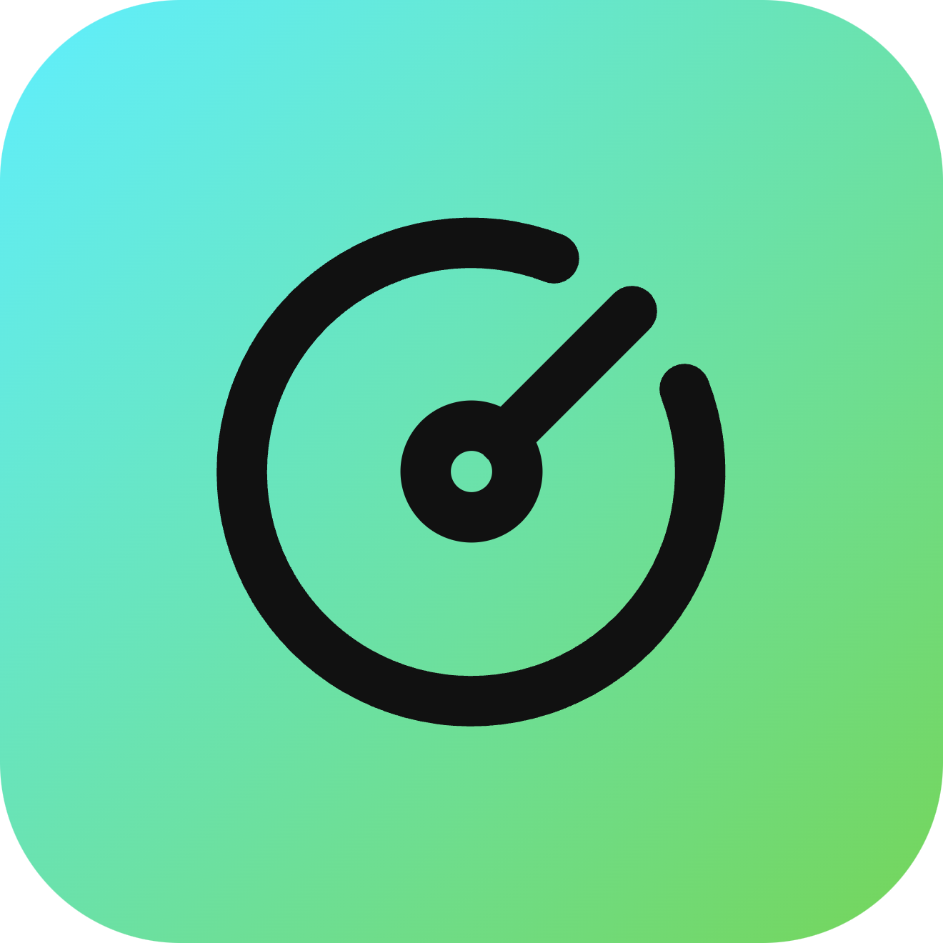 Gauge Circle icon for Website logo