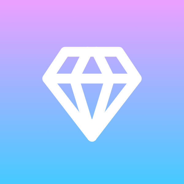 Gem icon for Social Media logo