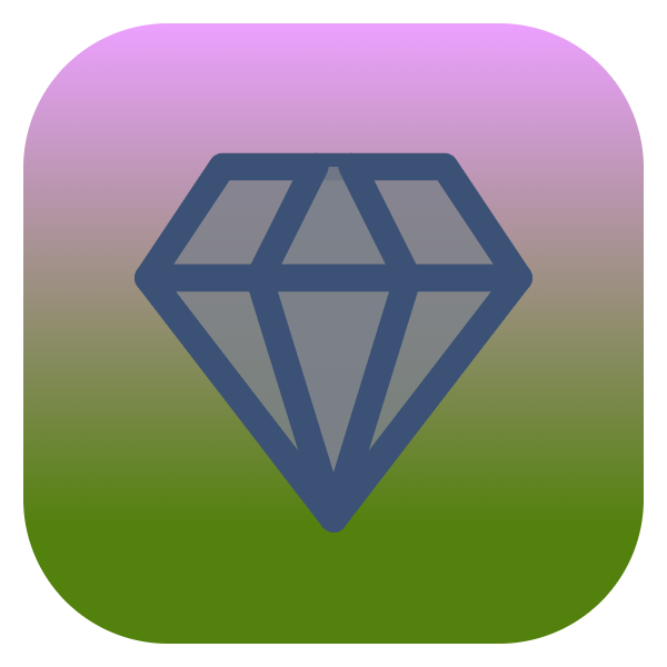 Gem icon for SaaS logo