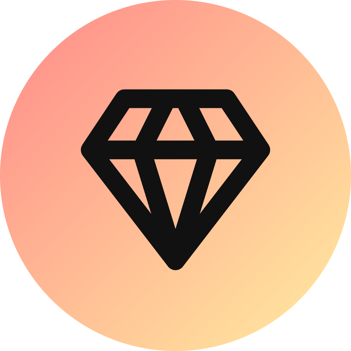 Gem icon for SaaS logo