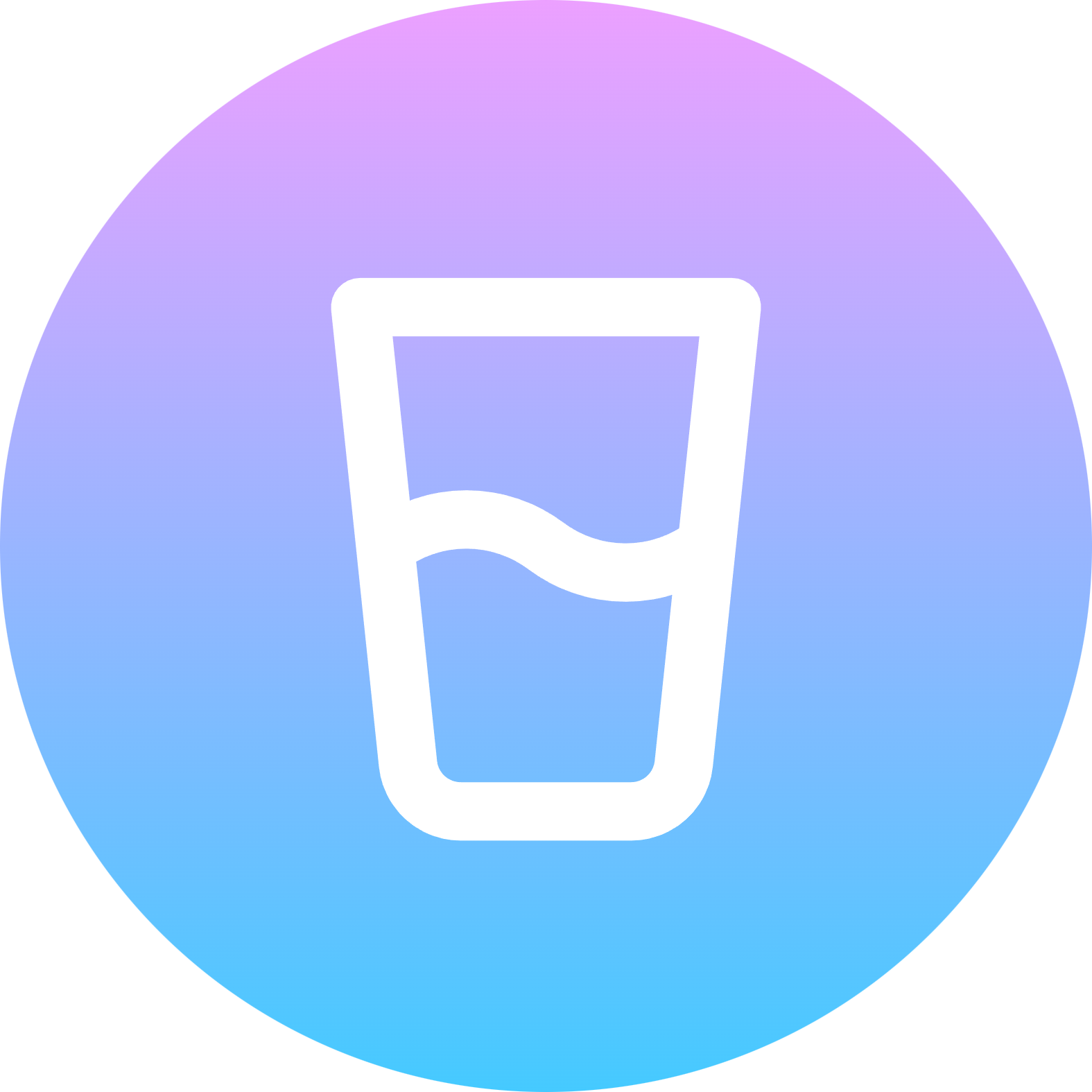 Glass Water icon for Blog logo