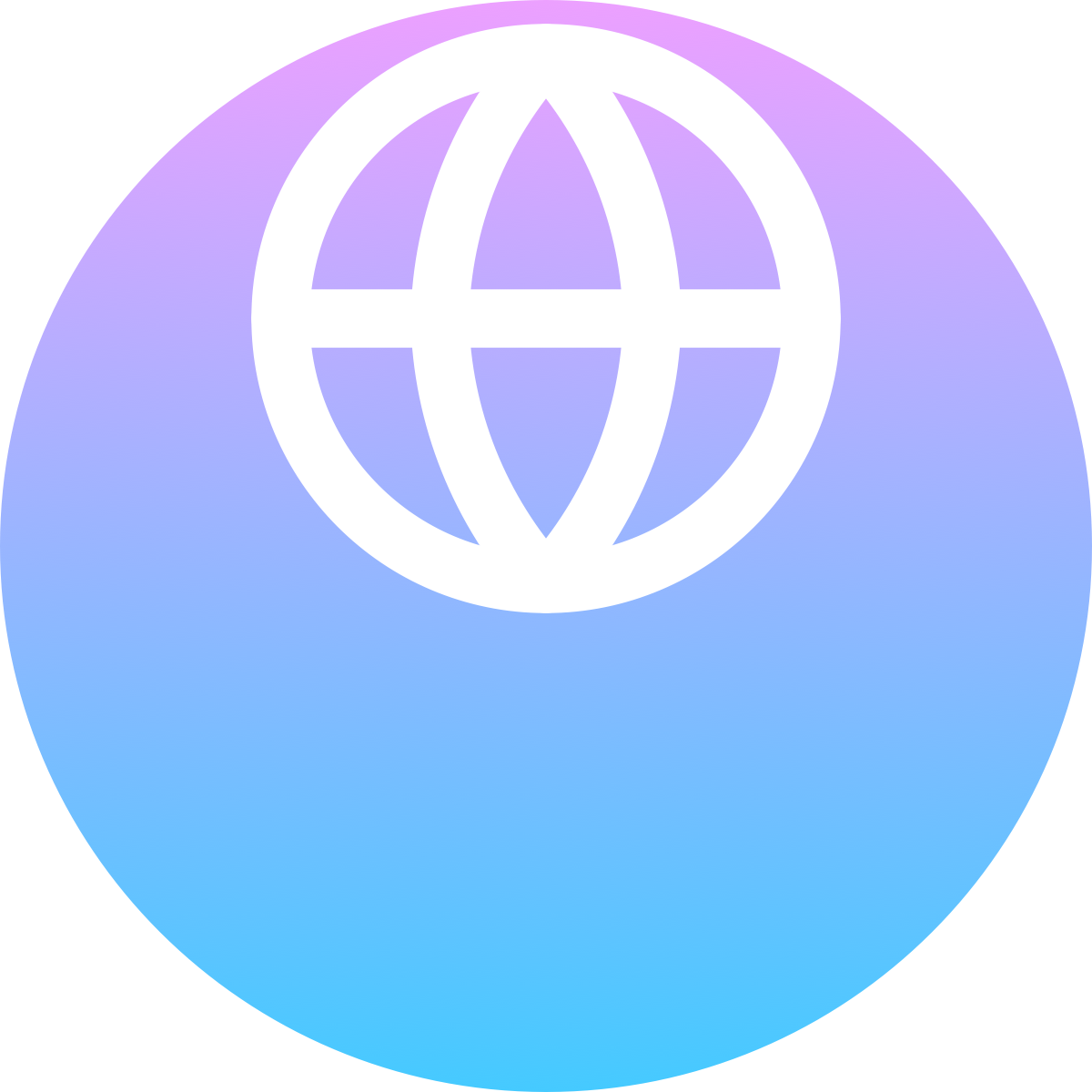 Globe icon for Ecommerce logo