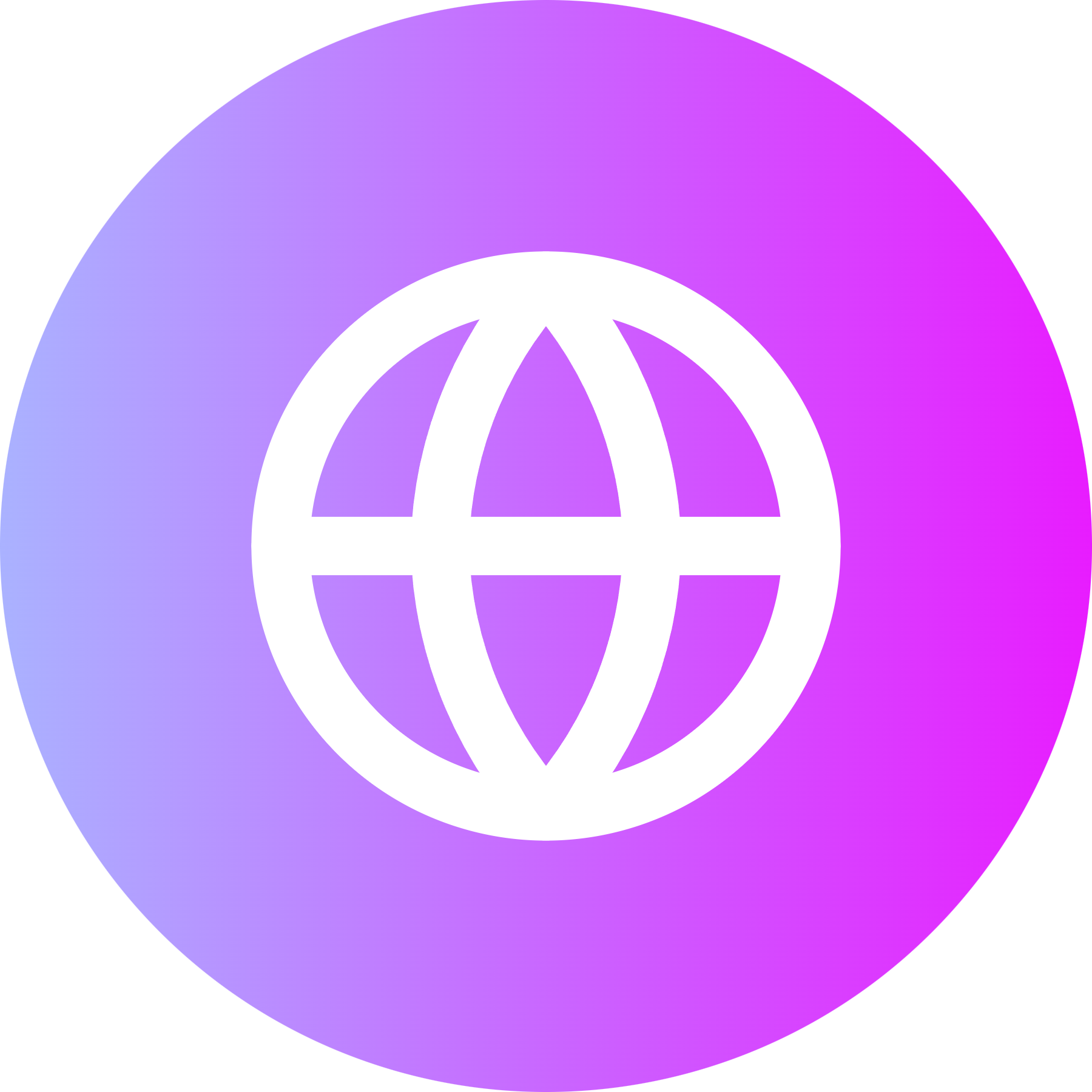 Globe icon for Ecommerce logo