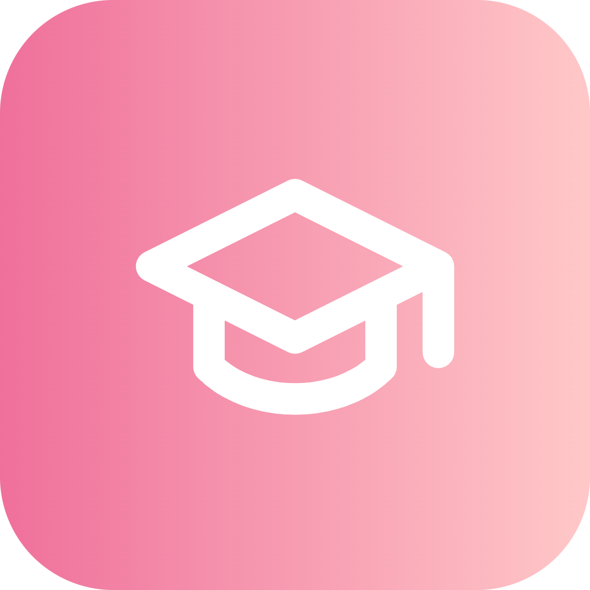 Graduation Cap icon for Online Course logo