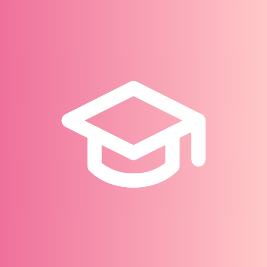 Graduation Cap icon for SaaS logo