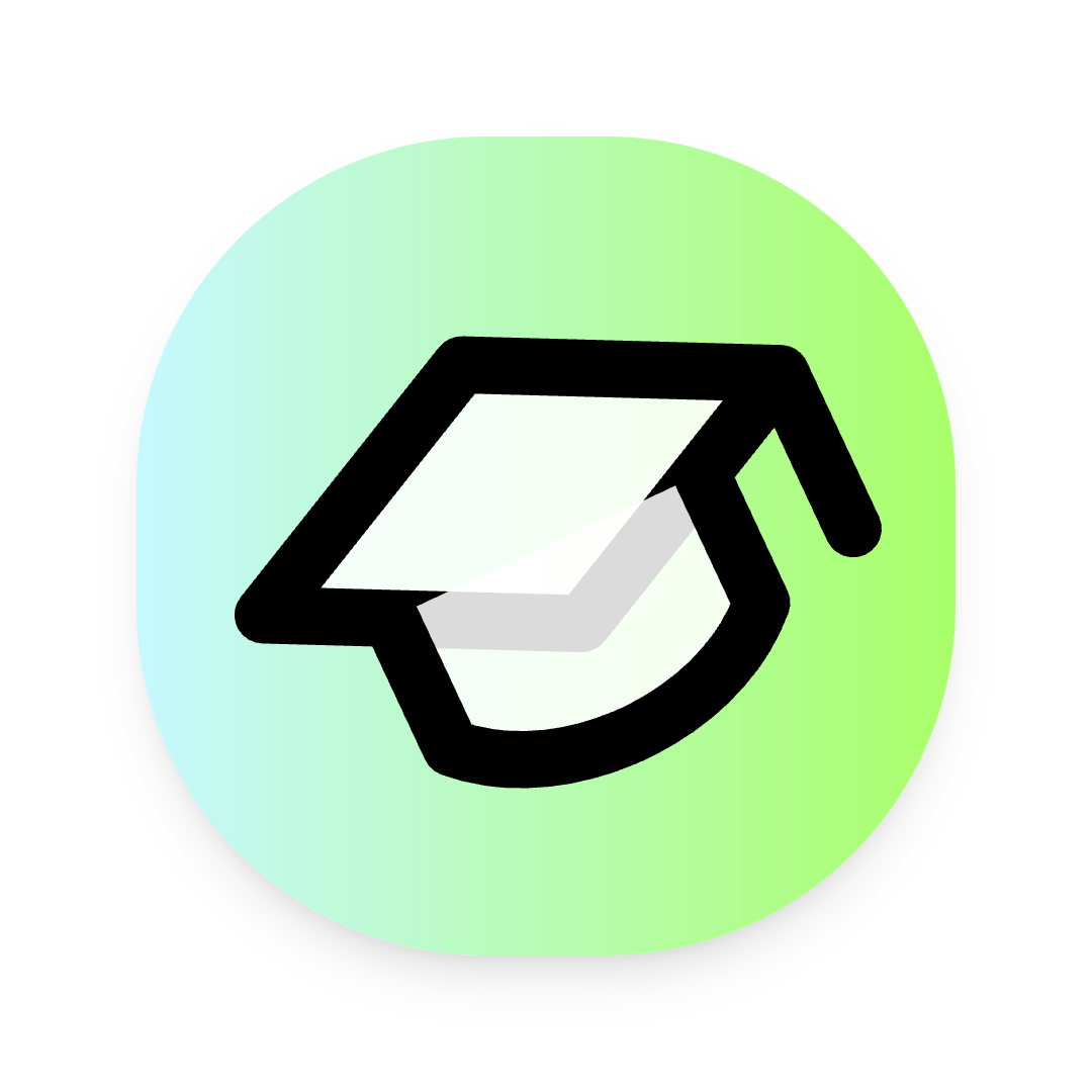 Graduation Cap icon for Website logo