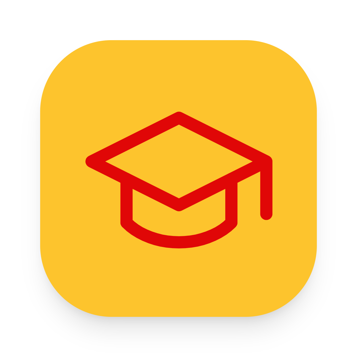 Graduation Cap icon for Website logo