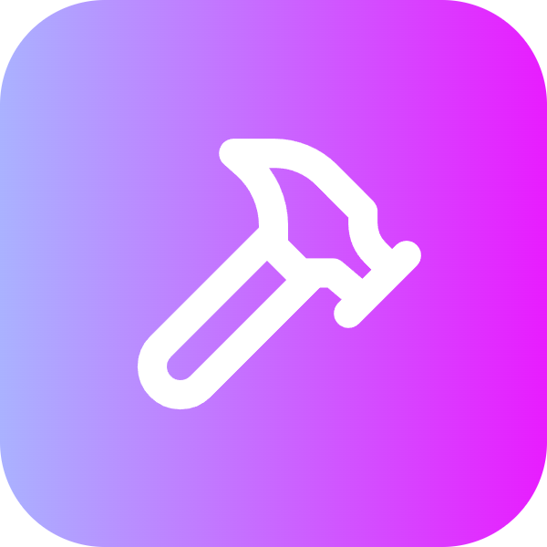 Hammer icon for Website logo