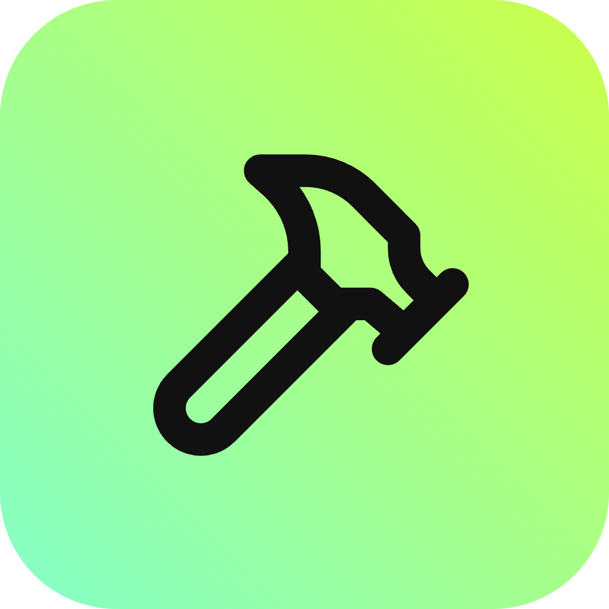 Hammer icon for Photography logo