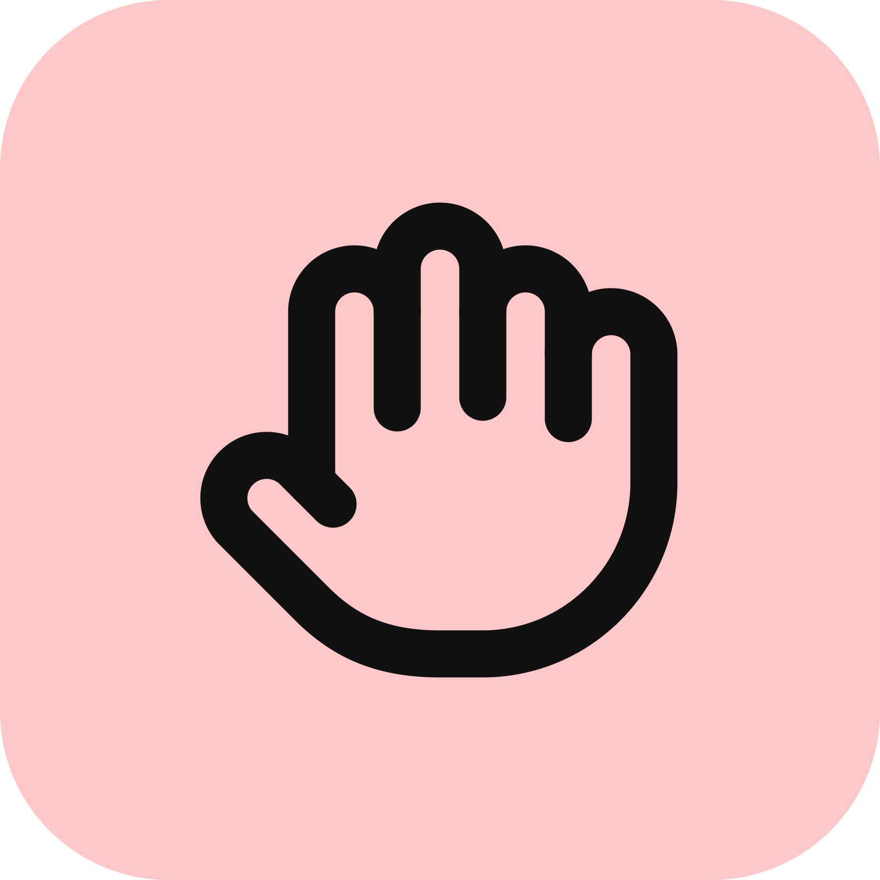 Hand icon for Hair Salon logo