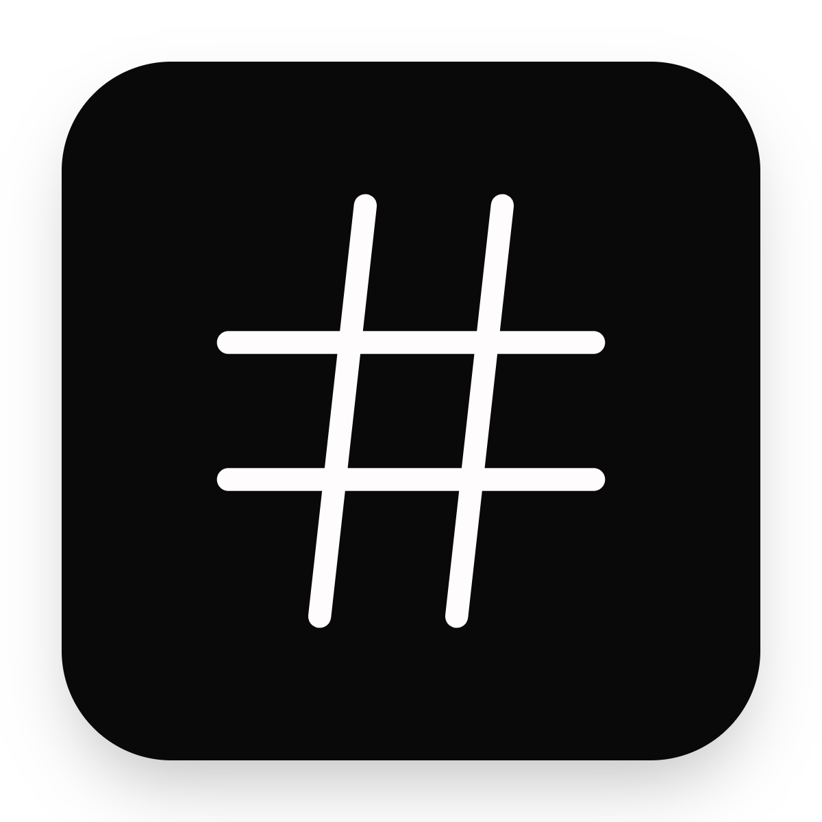 Hash icon for Website logo