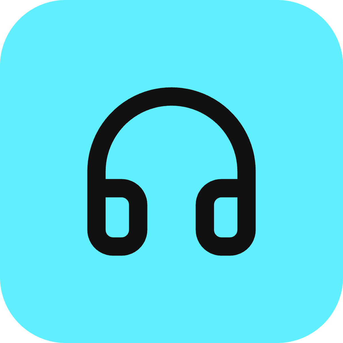 Headphones icon for Podcast logo