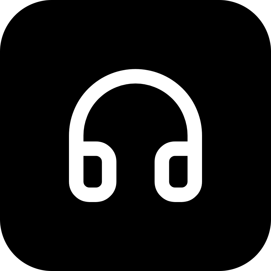 Headphones icon for Ecommerce logo