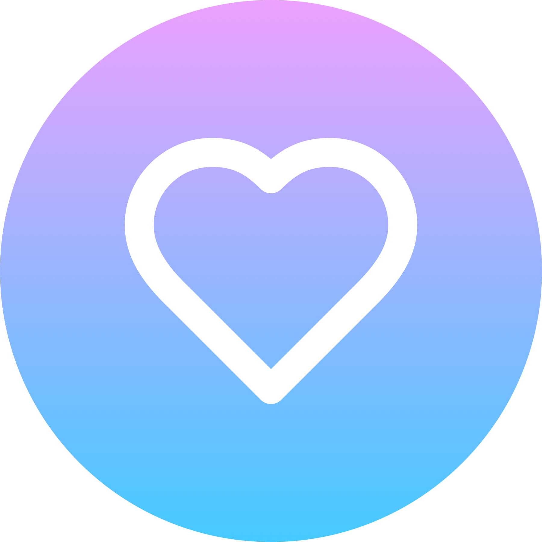 Heart icon for Photography logo