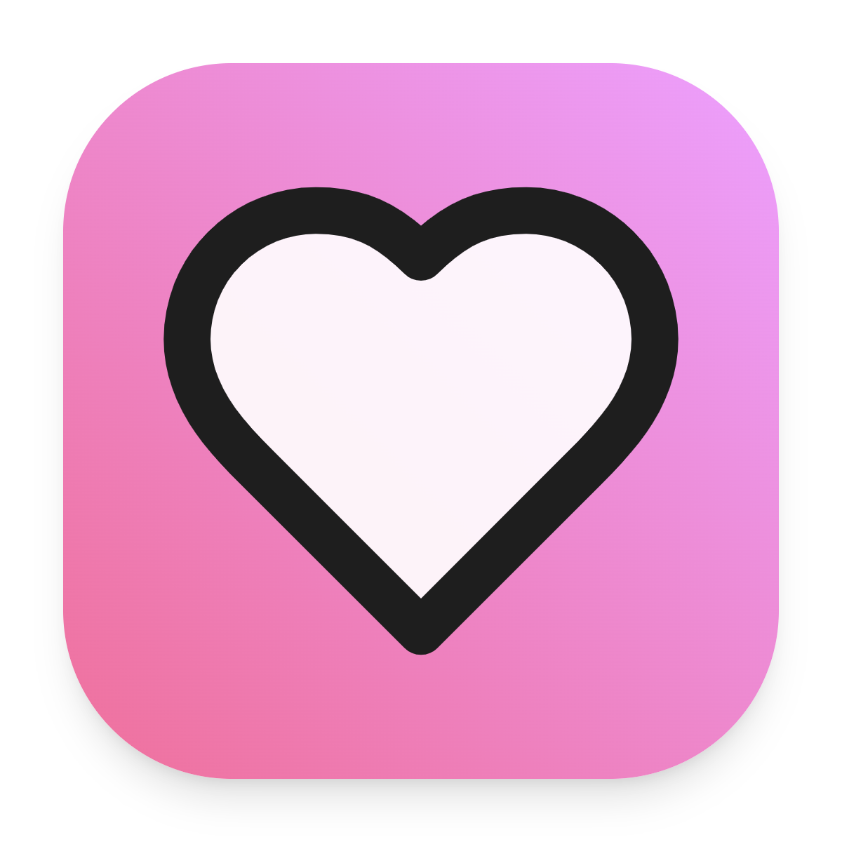 Heart icon for SaaS logo