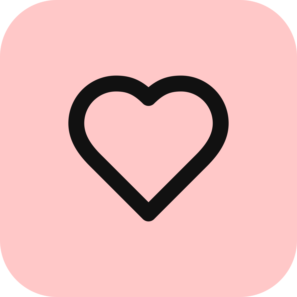 Heart icon for Cafe logo