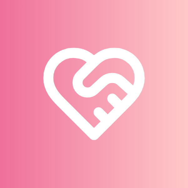 Heart Handshake icon for Job Board logo