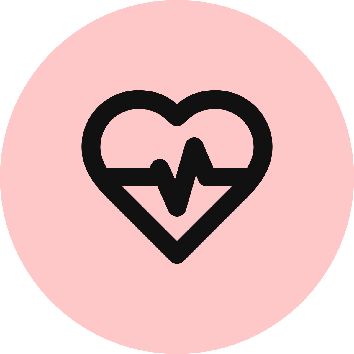 Heart Pulse icon for Gym logo