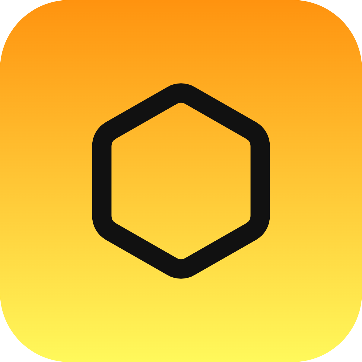 Hexagon icon for Website logo