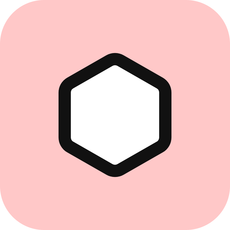 Hexagon icon for Ecommerce logo