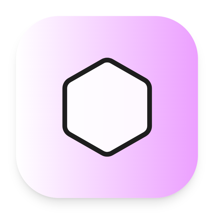 Hexagon icon for Grocery logo