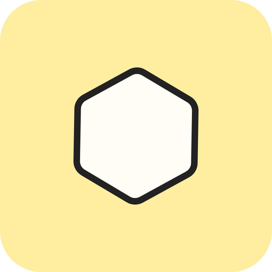 Hexagon icon for Website logo