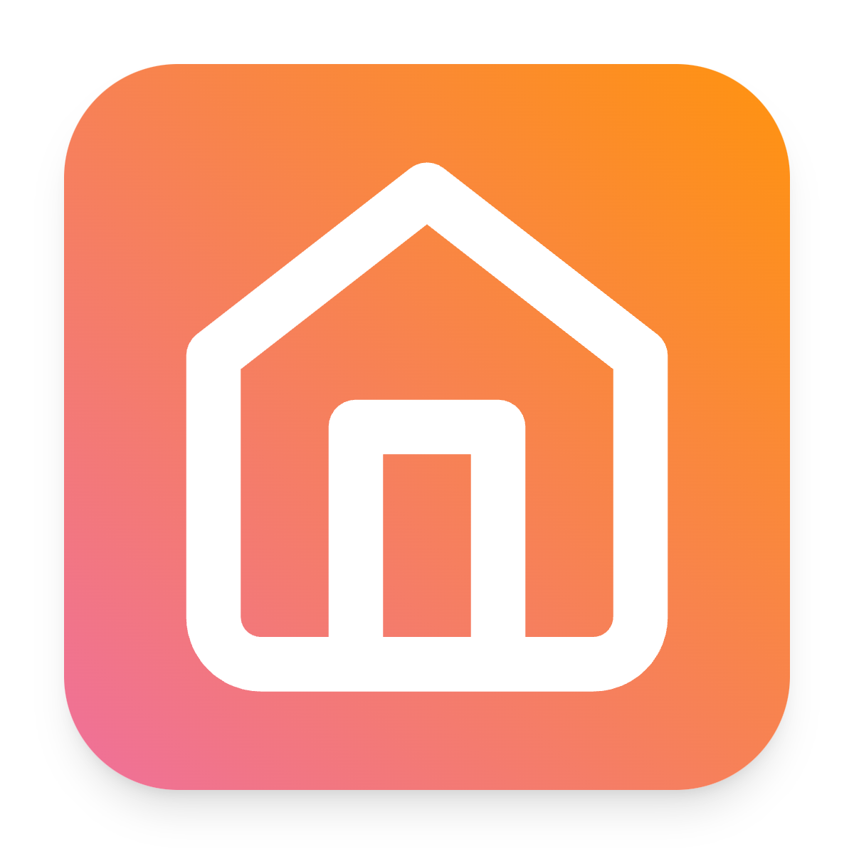 Home icon for Mobile App logo | LogoFast