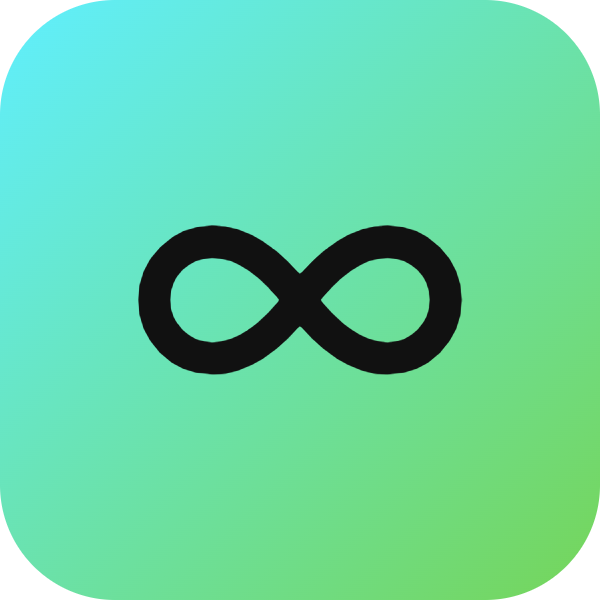 Infinity icon for SaaS logo