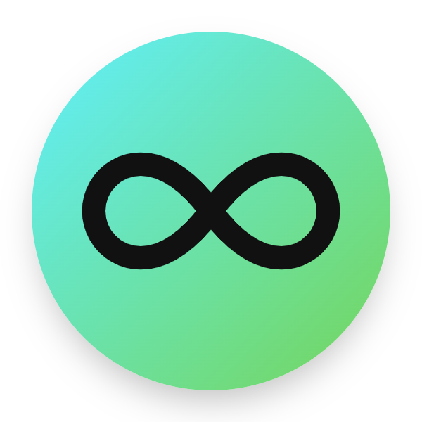 Infinity icon for Ecommerce logo