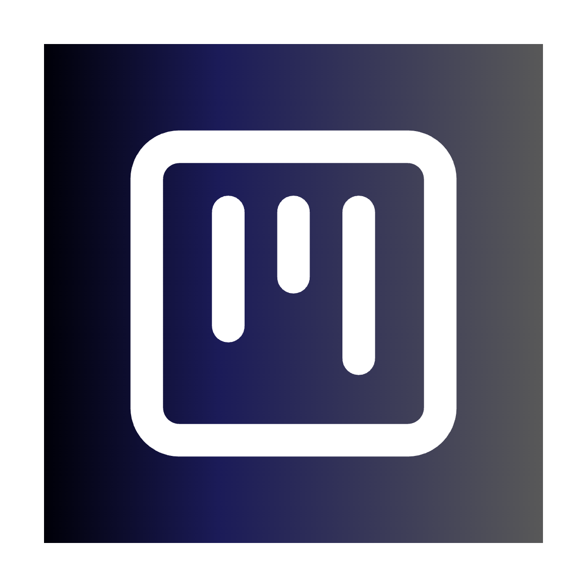 Kanban Square icon for Ecommerce logo