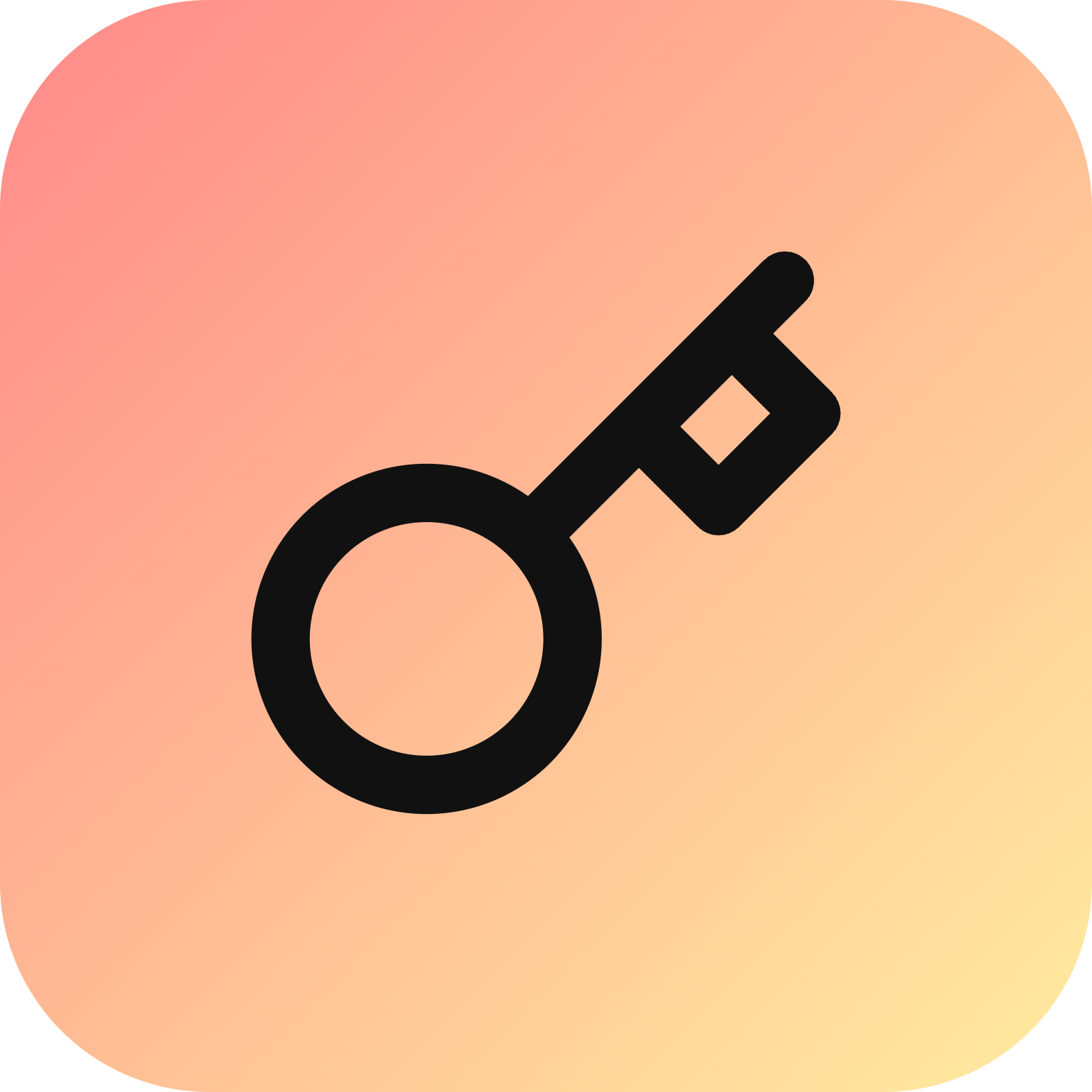 Key icon for Website logo