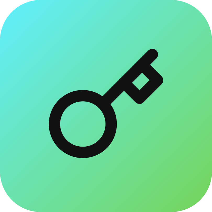 Key icon for Website logo