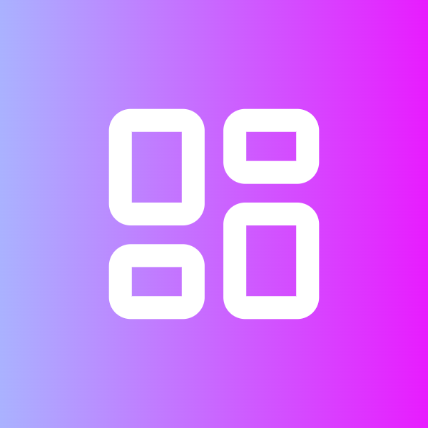 Layout Dashboard icon for SaaS logo