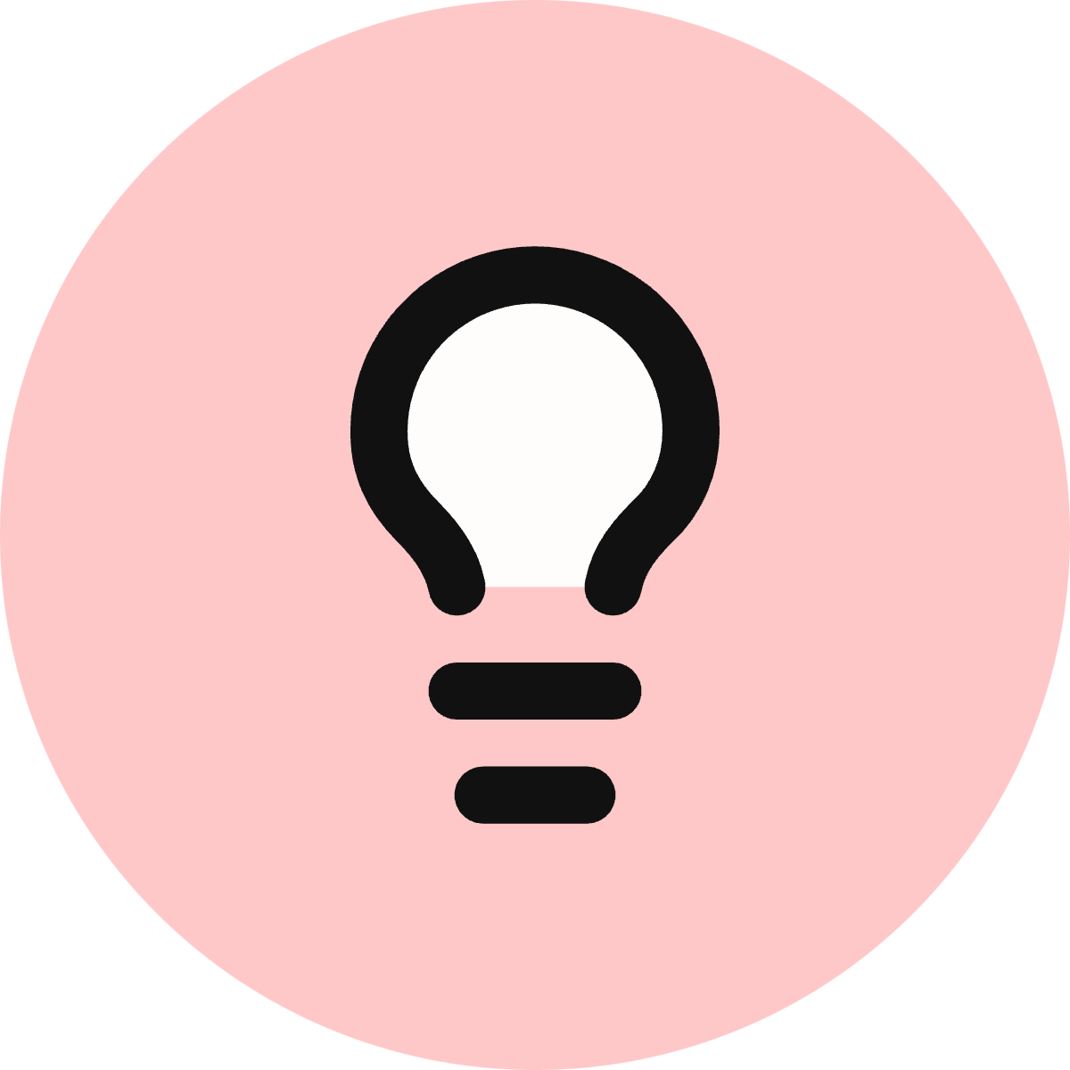 Lightbulb icon for Website logo