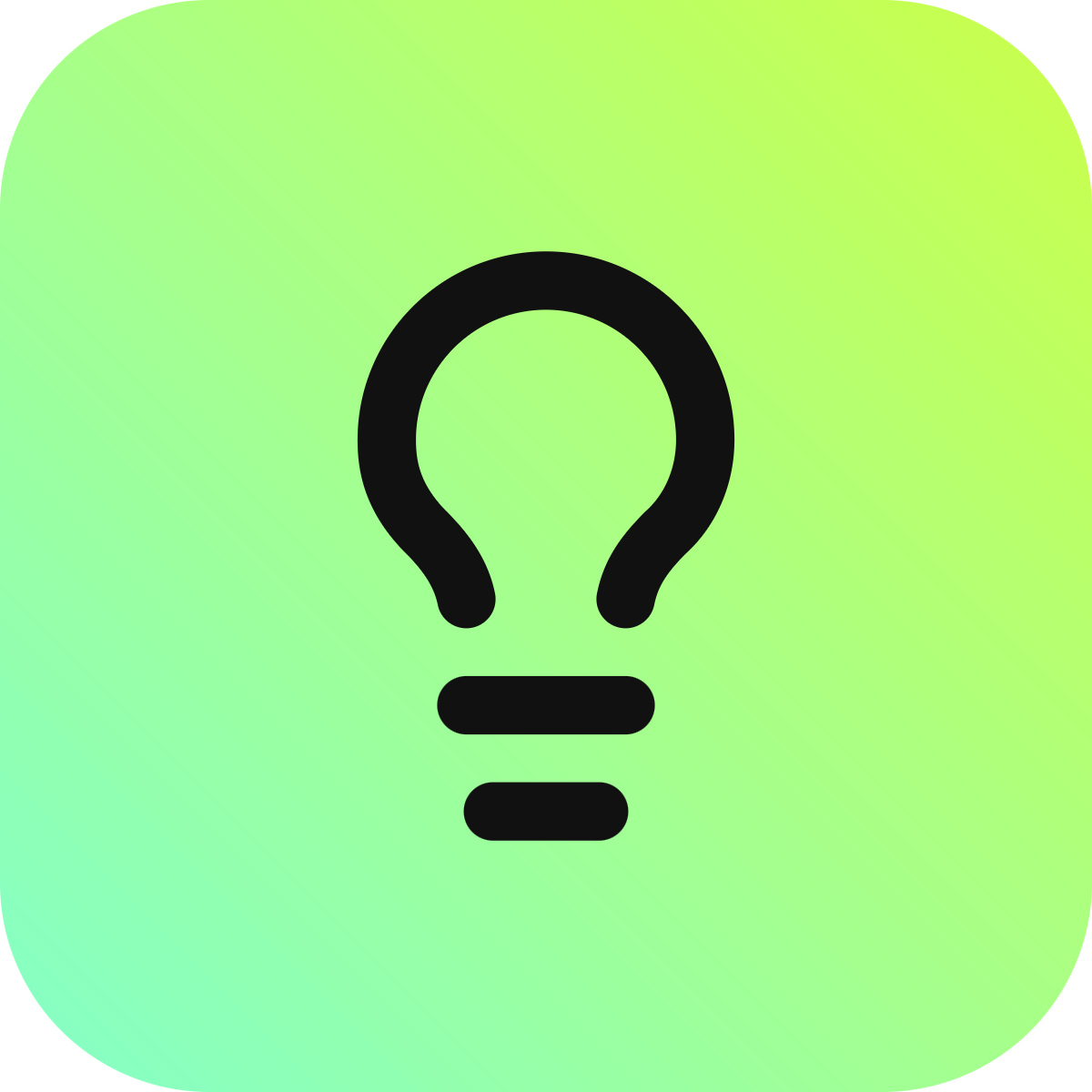 Lightbulb icon for Website logo