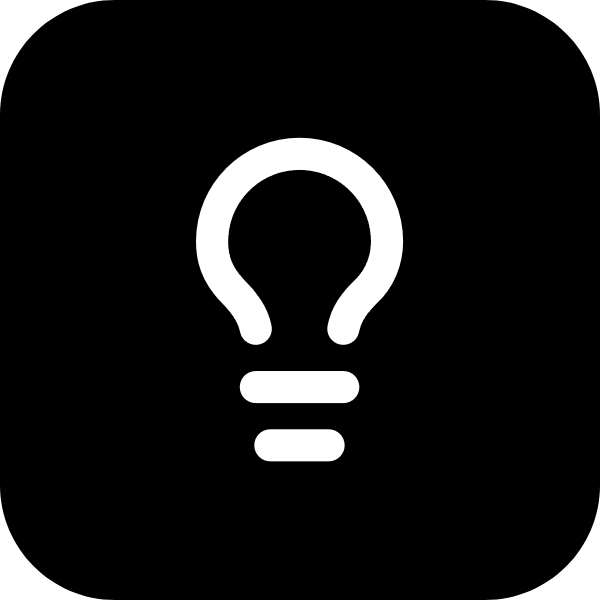 Lightbulb icon for Game logo