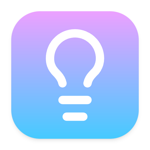 Lightbulb icon for SaaS logo