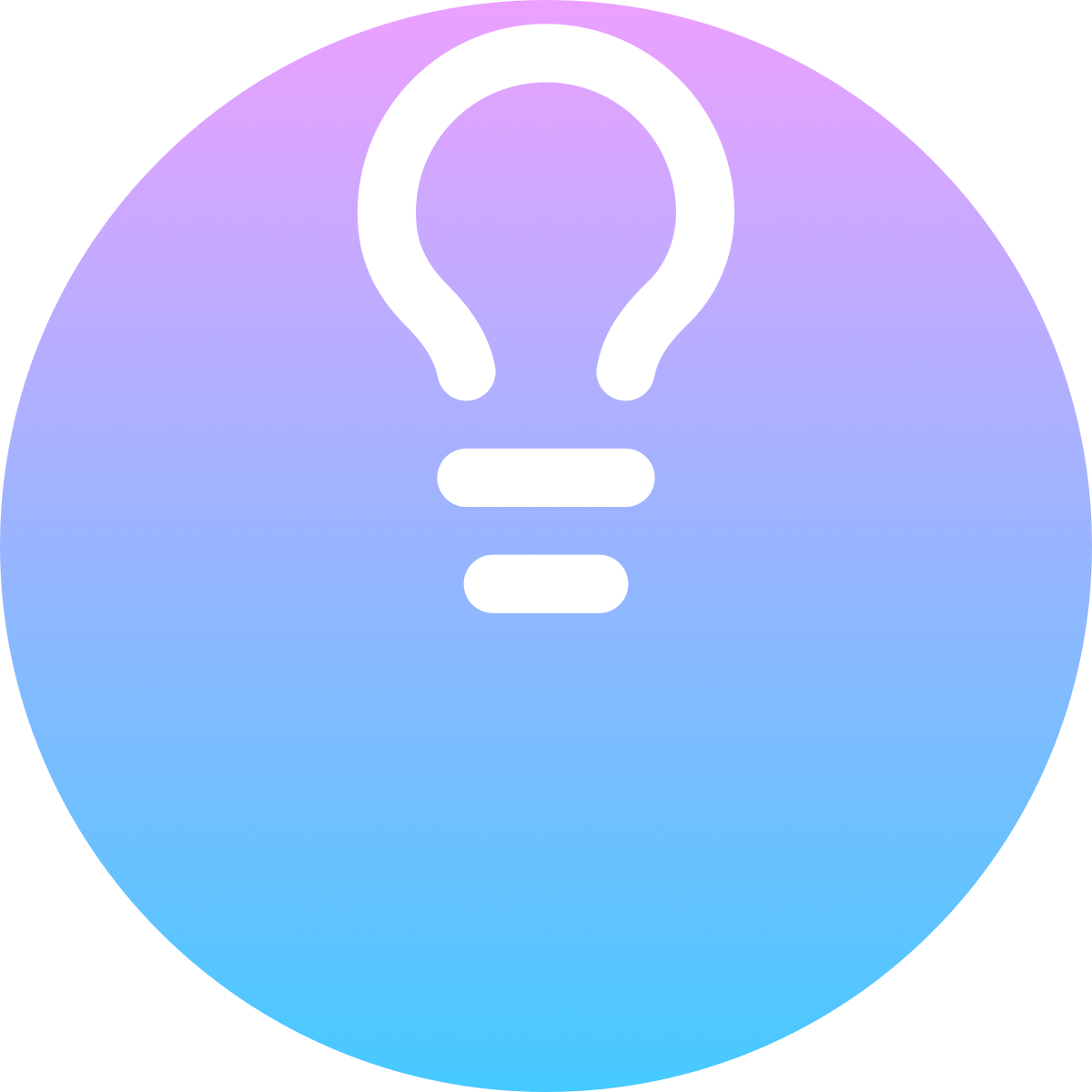 Lightbulb icon for Online Course logo