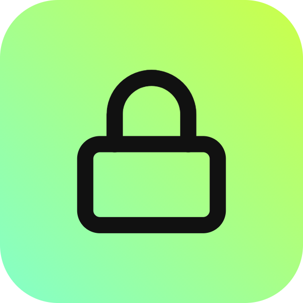 Lock icon for SaaS logo