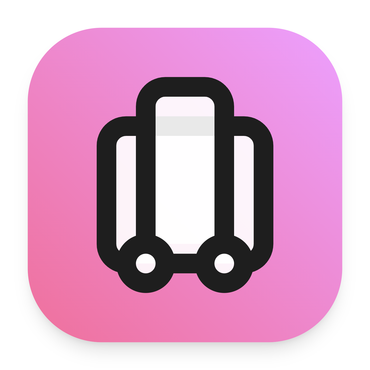 Luggage icon for Mobile App logo