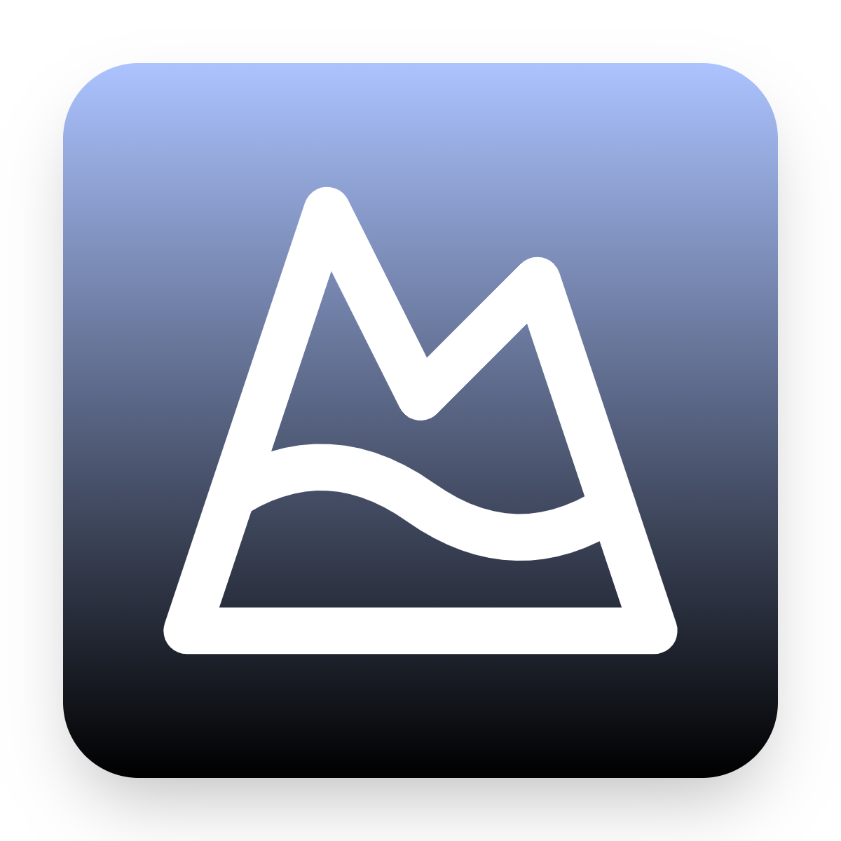 Mountain Snow icon for SaaS logo